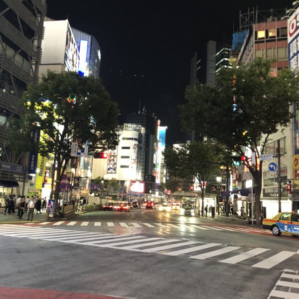 shibuya streets night