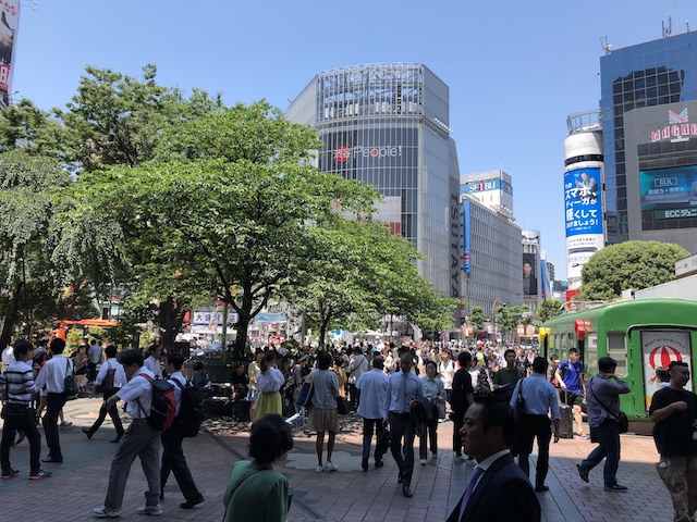 shibuya-hachiko tokyo scramble crossing