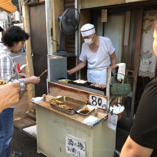 street food yakitori tokyo akabane