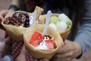 crepes street food japan
