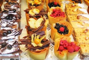 patisseries sweets and desserts
