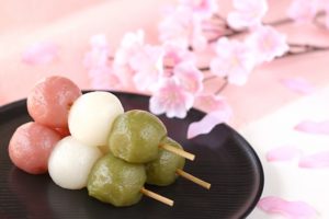 sanshokudango sweets and desserts